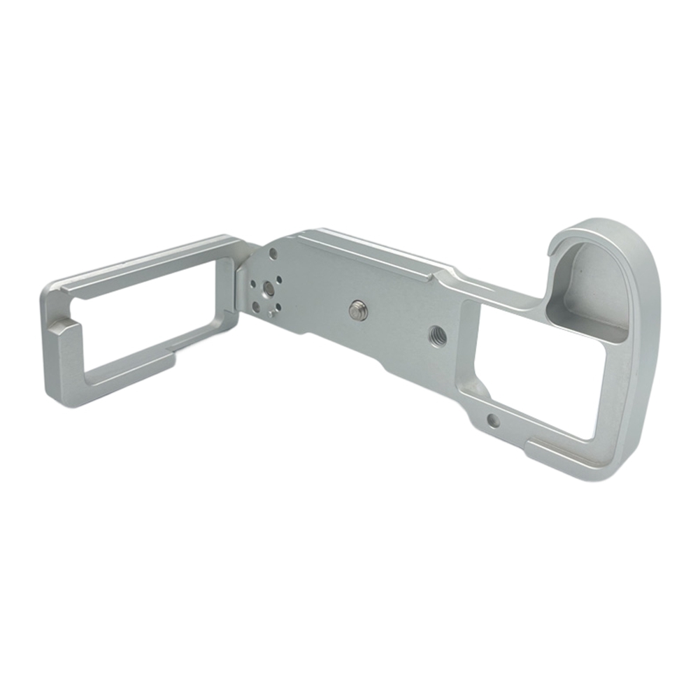 Quick Release Plate L Bracket Camera Grip Bracket Camera Grip for Fuji Fujifilm X-H1 Camera Hand Grip Base Holder Pull-Out Version Silver
