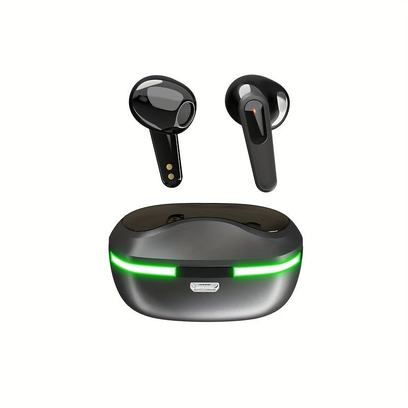 TWS V5.3 True wireless stereo earbuds, TWS gaming hand free headphone, touch button low latency low power consumption headset, Auto power on, ergonomic design, water proof IPX4 earphones with RGB light.. 
