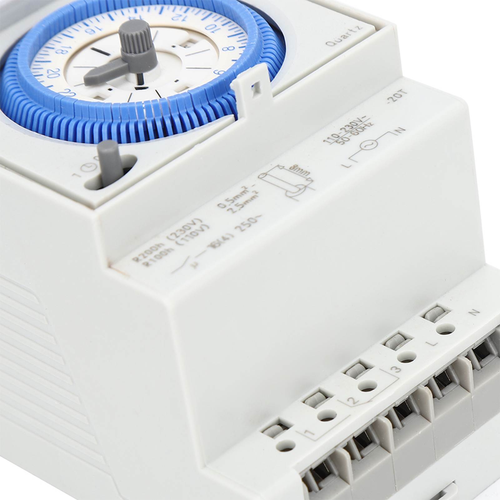 24 Hours 250VAC Mechanical Timer Switch Programmable For Lights. 
