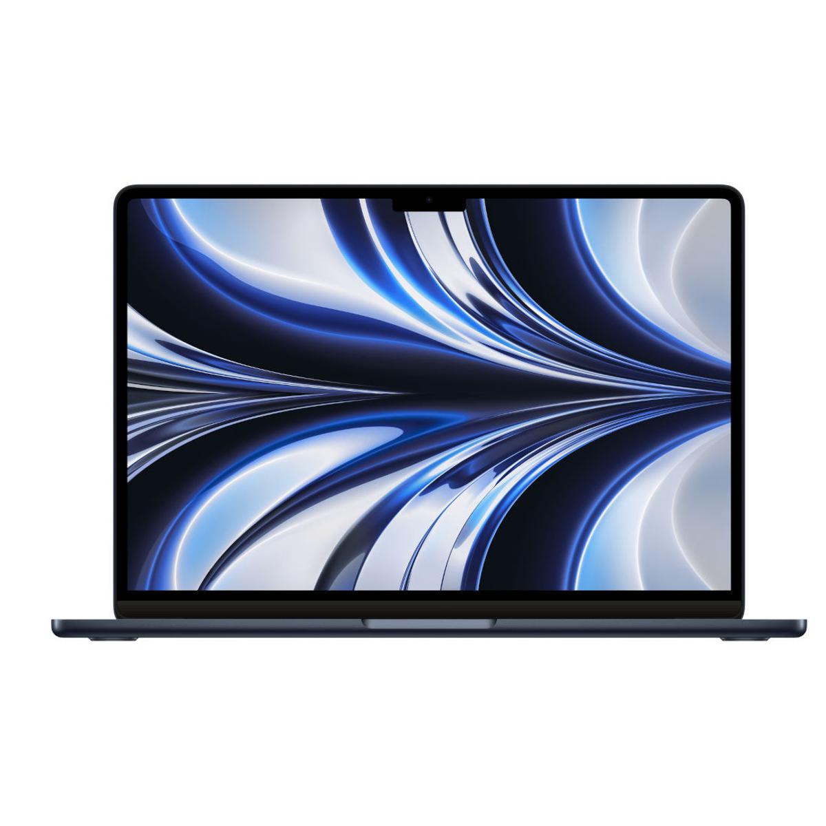 Apple MacBook Air M2 CHIP 8-CORE CPU 8-CORE GPU 13.6-inch Liquid Retina display with True Tone 8GB RAM 256GB SSD. 