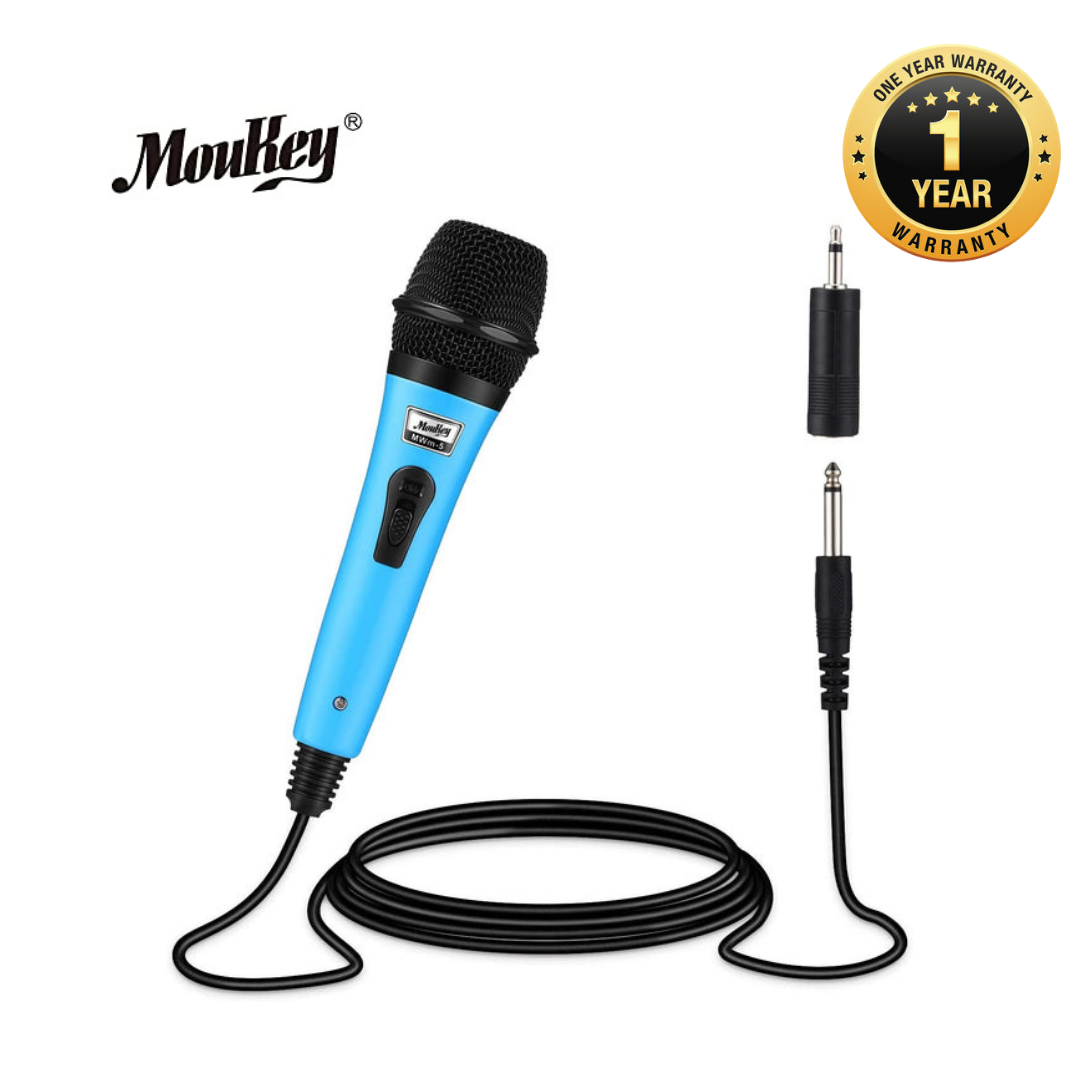 Moukey MK0120 Dynamic Microphone Dynamic Karaoke Microphone, Moukey