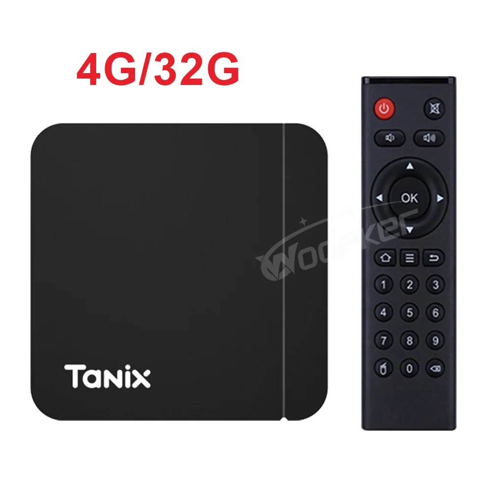 Woopker Tanix W2 Android 11 Smart TV box Amlogic S905W2 2.4G/5G Dual Wifi AV1 Bluetooth Set Top Box 3D Display 4K Media player. 