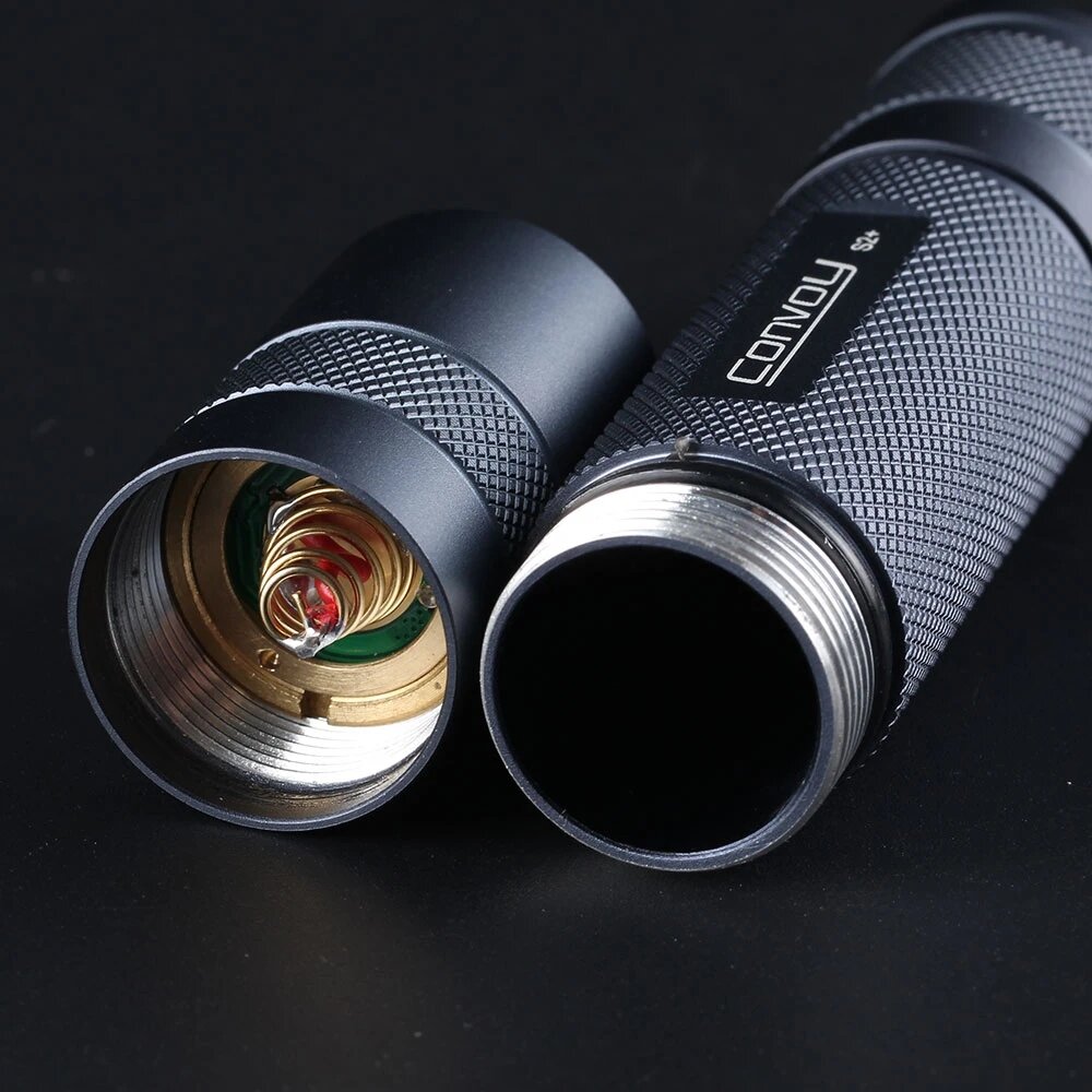 Convoy S2+1800lm 12 mode 5000K LED. 