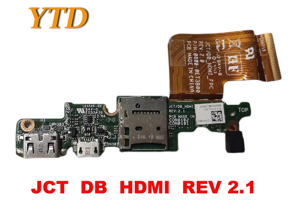 Original for Dell venue 11PRO 7130 7139 Power board JCT DB HDMI WITH CABLE JCT DB HDMI REV 2.1 tested good