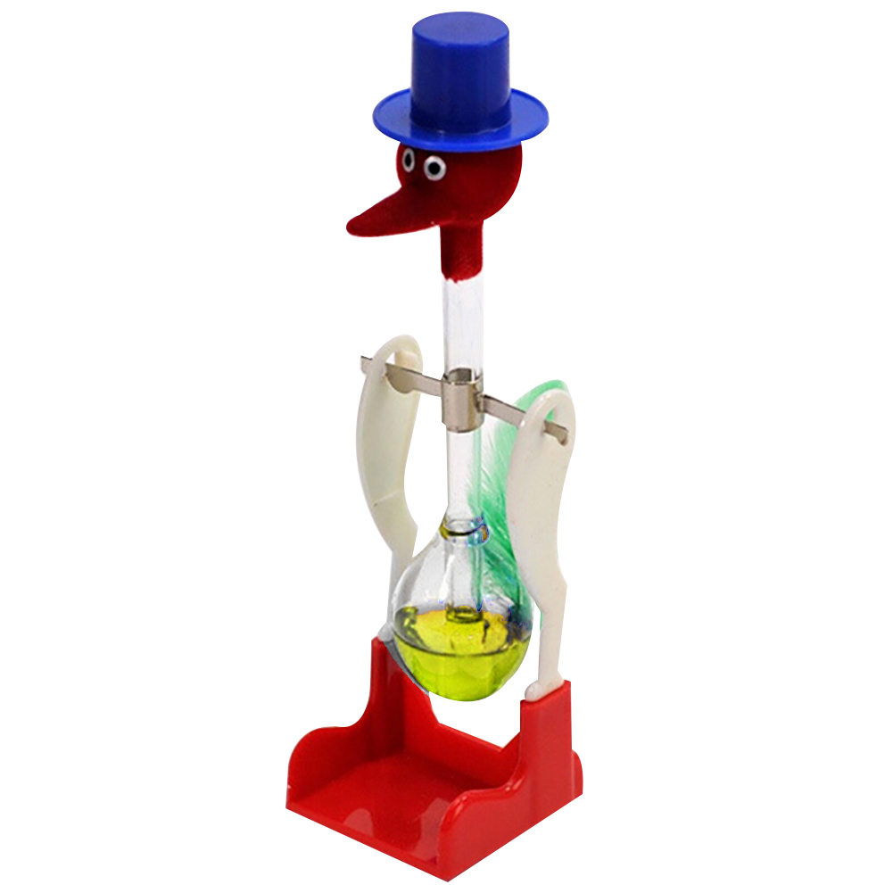 （New）Creative Non-top Liquid Drinking Gla Lucky Bird Duck Bobbing Magic Prank Toy. 