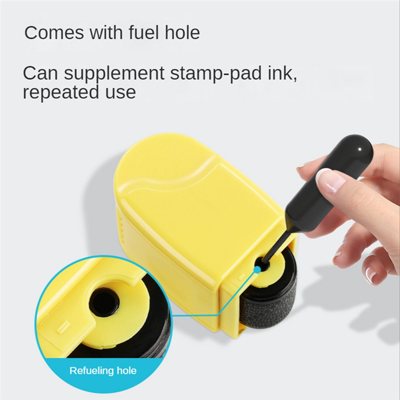 Identity Theft Protection Stamp Roller,for Personal Information Blackout, Privacy Confidential and Address Blocker, L. 