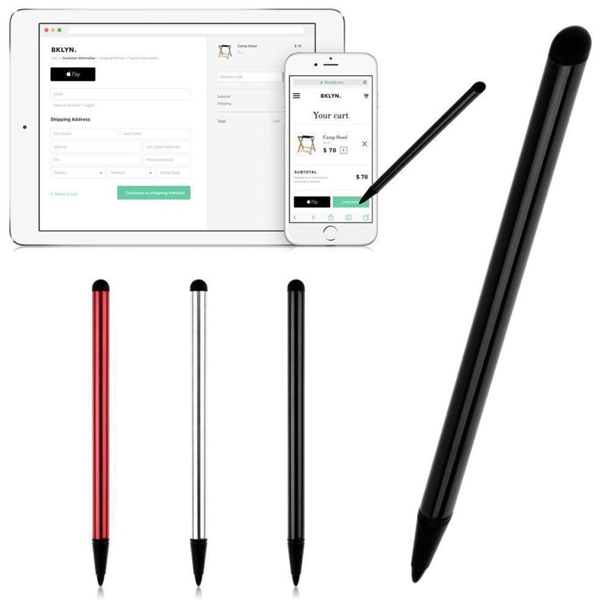 【The road to happiness Store】1pc Pen Caneta Touch Touch Pen Capacitive Mobile Phone Touch Screen Pen for IPad Tablet Universal
