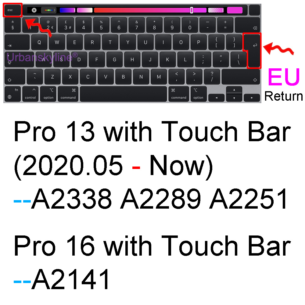 Keyboard Cover for Macbook Air 13 M2 15 Pro 14 M3 13 M1 16 Retina 11 Silicone Protector Skin Case A3113 A3114 A2681 A2941 A2992