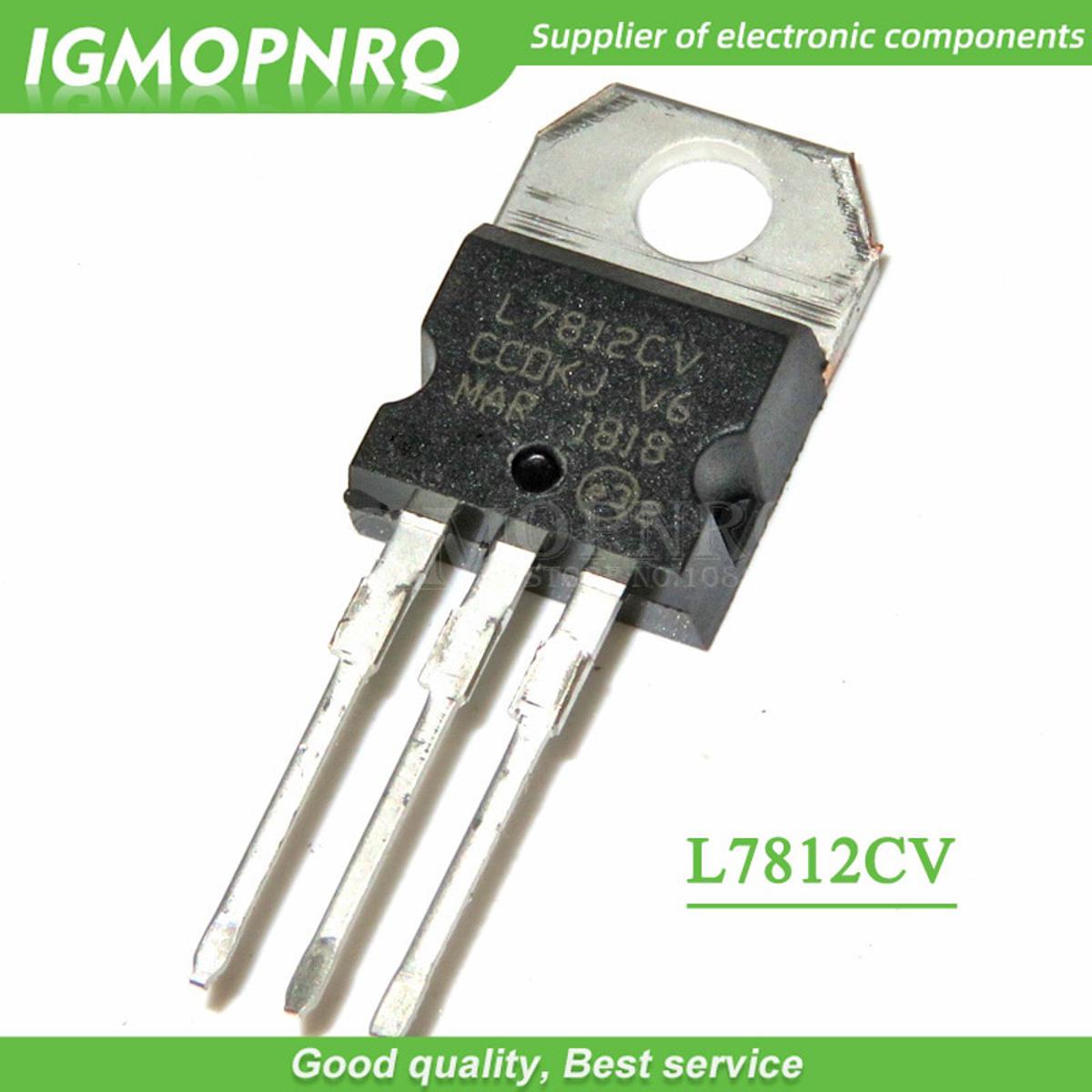 【happy one】10pcs/lot three-terminal voltage regulator circuit + L7812CV