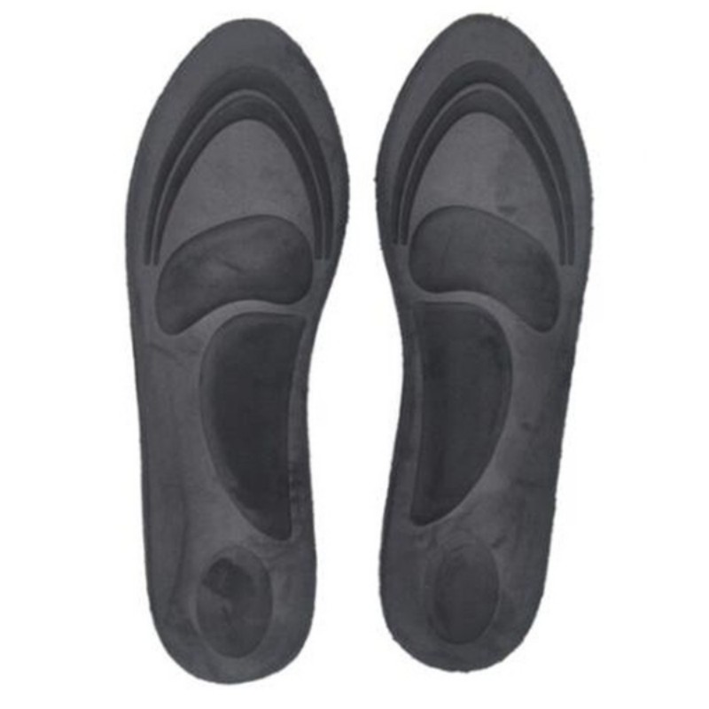 【Aesth Diary Store】（NEW）4D Flock Memory Foam Orthotic Insole Support Orthopedic Shoes Flat Feet Care Pads. 
