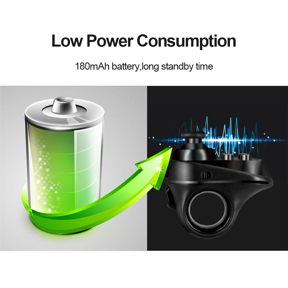 R1 Ring Shape Bluetooth-compatible VR Remote Controller Wireless Gamepad for iPhone Android Phone VR Headset. 