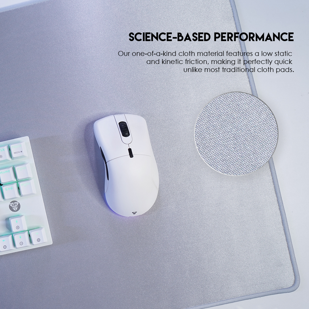 FANTECH AGILE MP903 MOUSE PAD SPEEDSILK Surface, Non-Friction Impacting Water-Resistant Coating Anti-Fray Edge Stitching Anti-slip base Large Type Space Edition. 