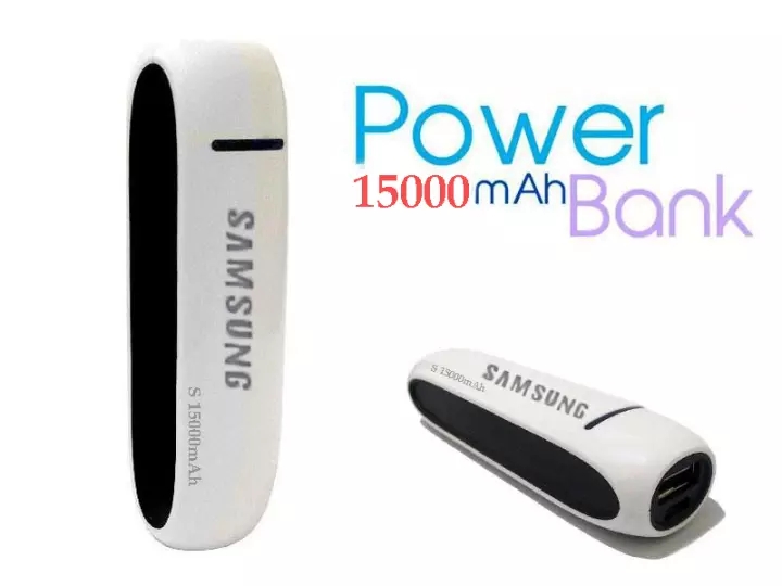 15000mAh Mini Power Bank for Fast Charging, Portable and Compact. 