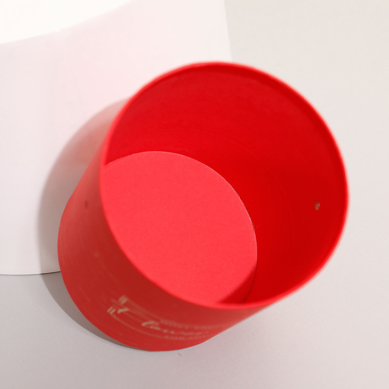 1pcs Round Flower Paper Boxes Lid Hug Bucket Packaging Box Gift Storage Boxes. 