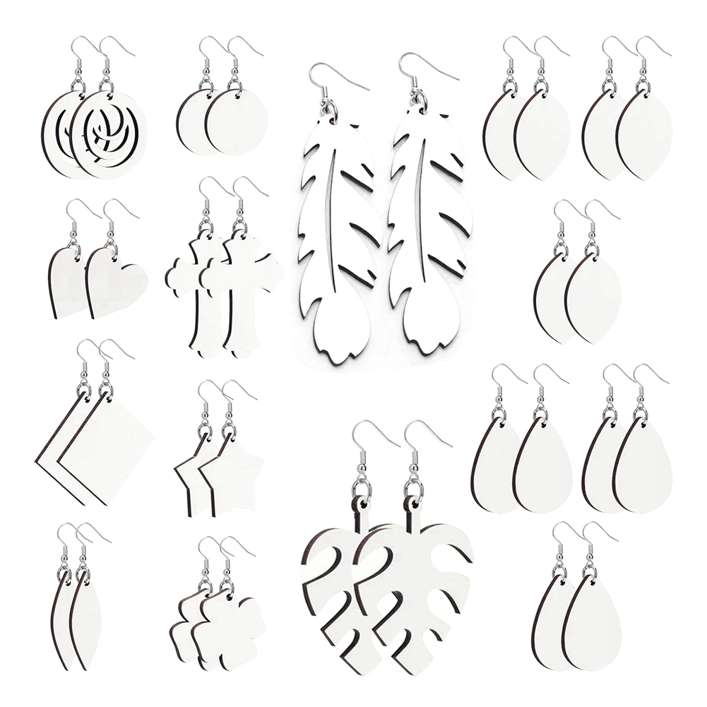 Sublimation Earring Blanks 32Pcs