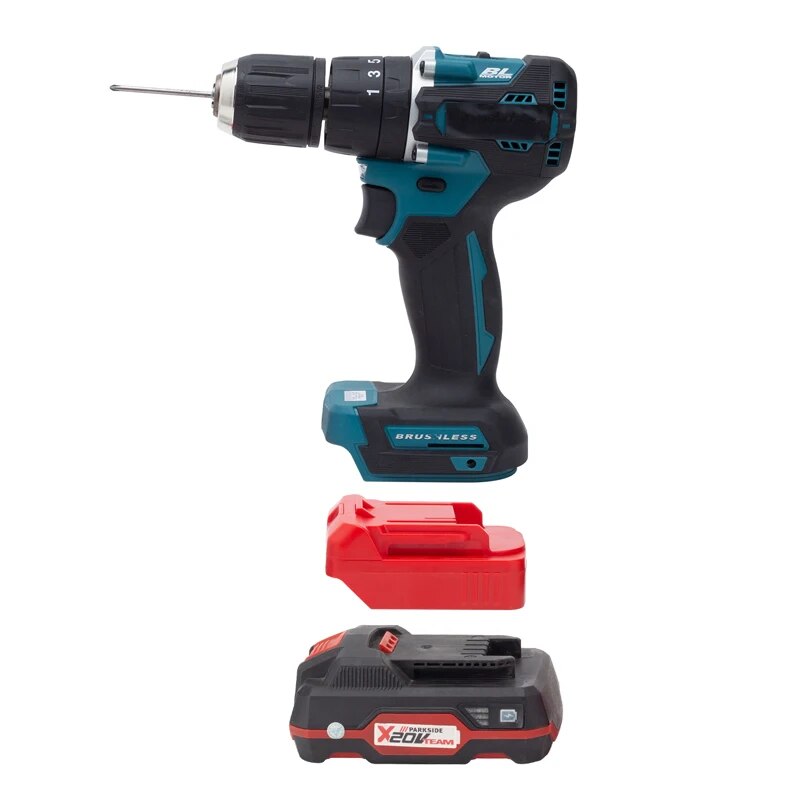 Battery Convertert For MAKITA Tools Compatible with for Lidl Parkside X20V Li-ion Battery Adapter (Without tools and battery). 