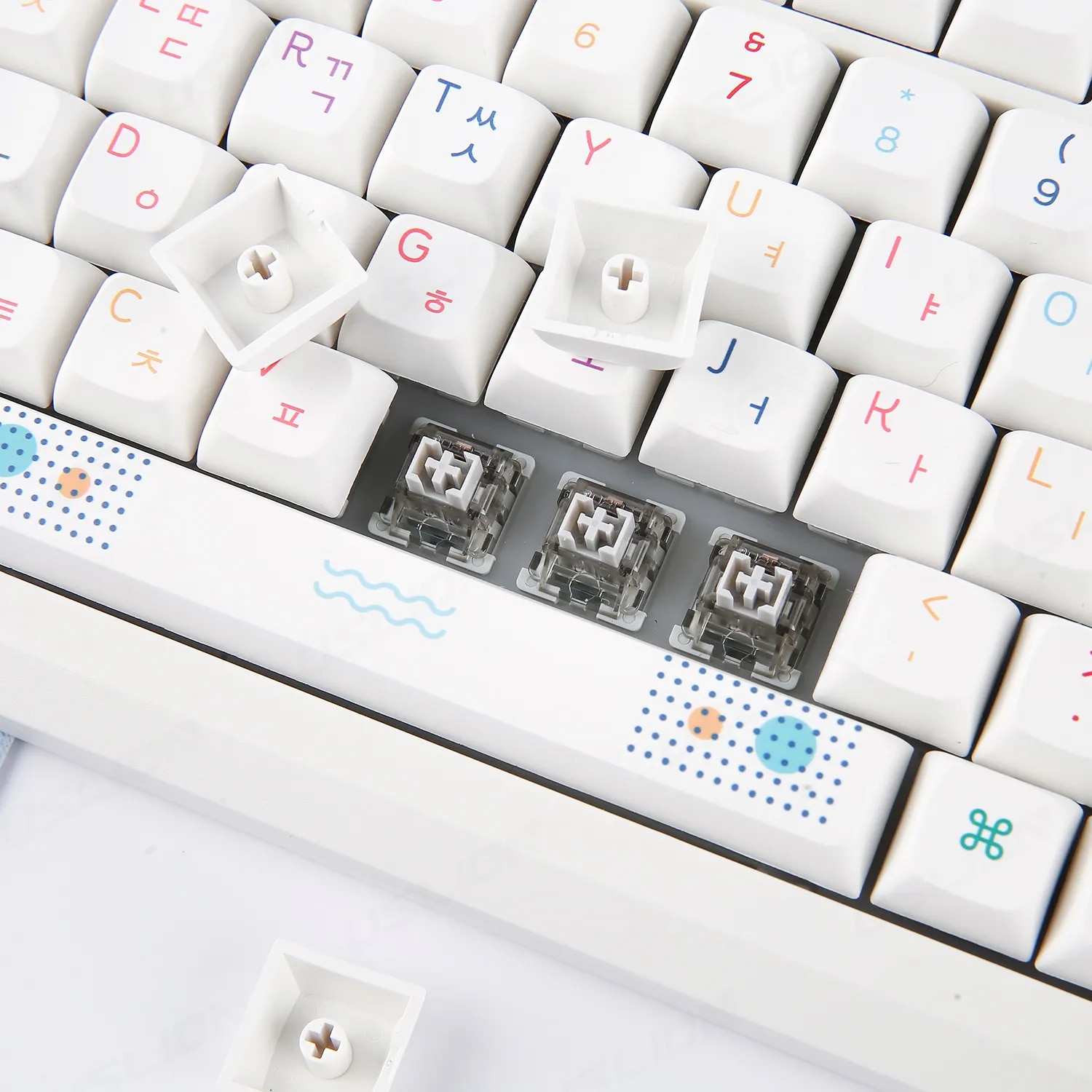 127Keys Korean PBT Keycap Neon Theme XDA Profile For Gaming RGB Mechanical Keyboard Key Caps for Cherry MX Switch English Korea. 