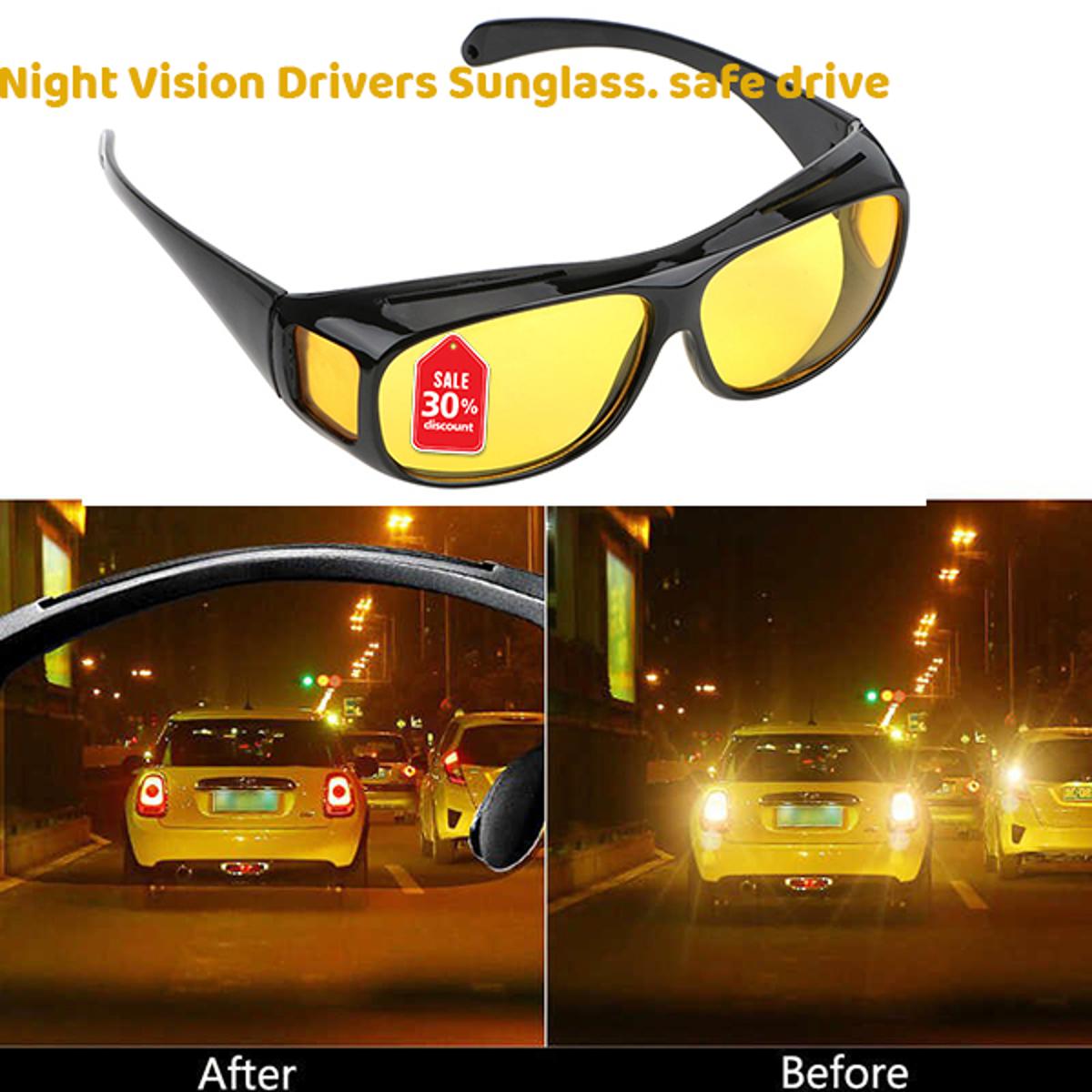 Night Vision Glasses for Men Clear Night Drives 2024
