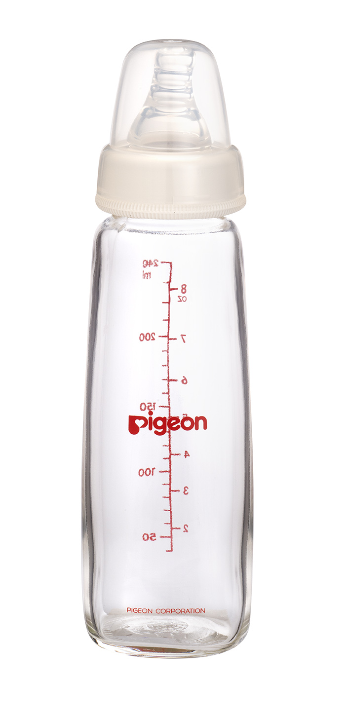 PERISTALTIC NIPPLE SN GLASS BOTTLE 240ML. 