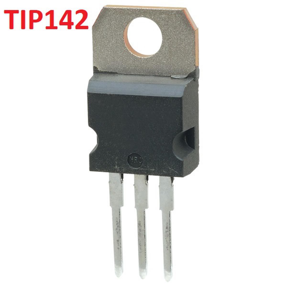 TIP142T TIP142 TIP 142 NPN Transistor 100V 10A 125W Triode Power Transistor Silicon Power Amplifier TO-220 Transistor 3 Pin Leads