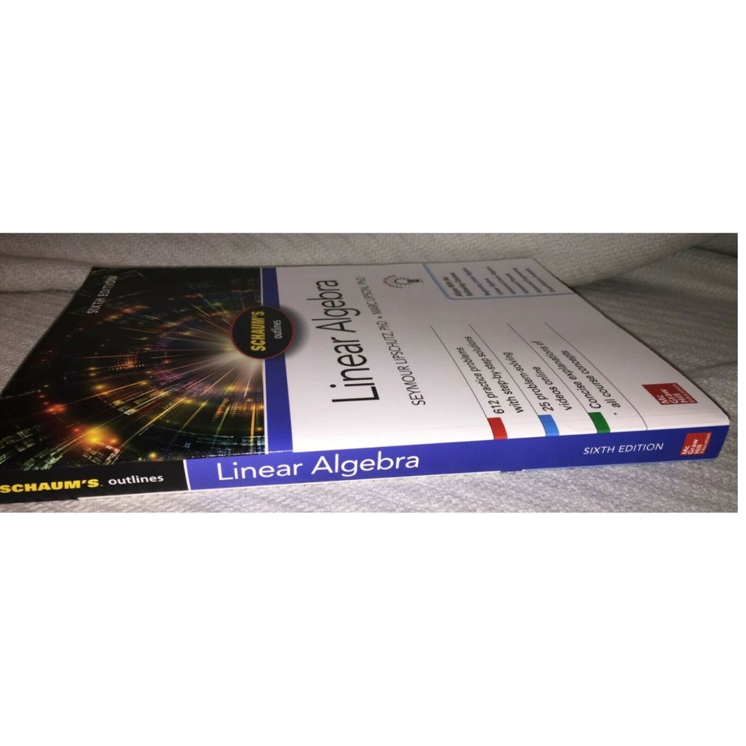Schaum's Outline of Linear Algebra by Seymour LIPSCHUTZ ,  6th Edition. 
