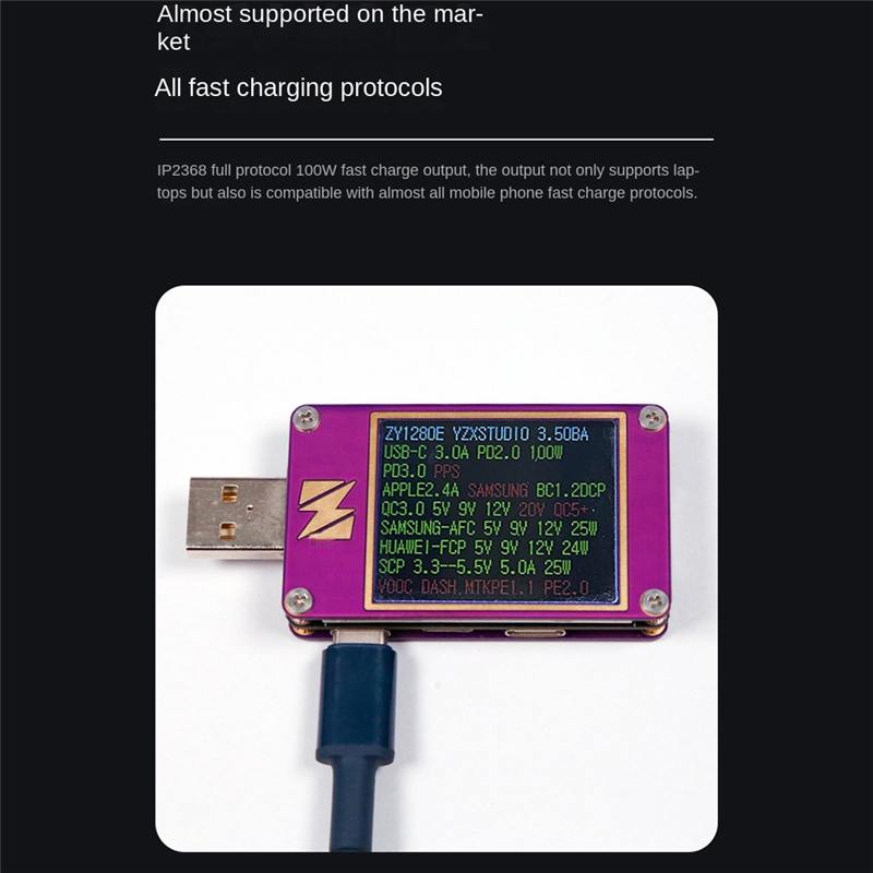 IP2368 Bidirectional PD 100W Fast Charging Module Type-C Interface 4S. 