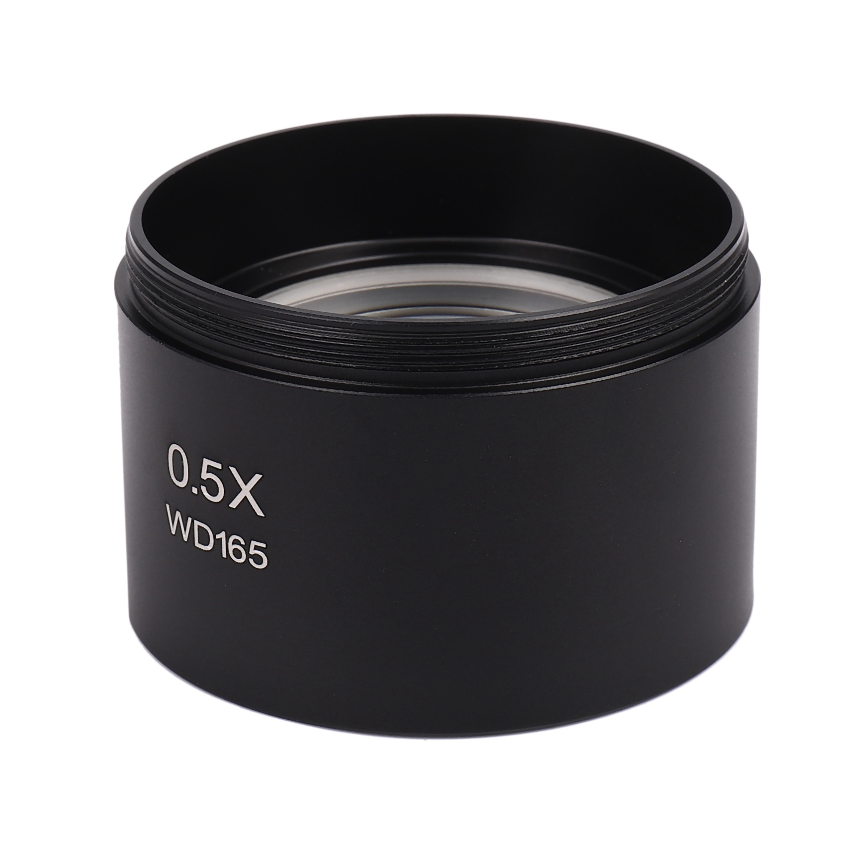 Wd165 0.5X Stereo Microscope Auxiliary Objective Lens Barlow Lens with 1-7/8 Inch(M48Mm)Mounting Thread. 