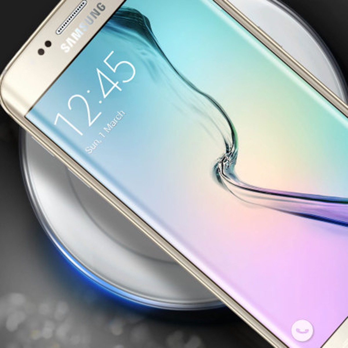 Galaxy S6 Edge Wireless Charger Pad – White. 