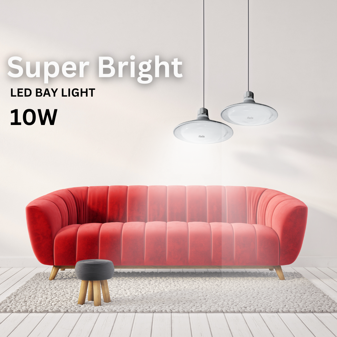 Ifada 10Watt 12V Solar Light DC Flat Low High Bay LED Ceiling Light Lamp For Room Garage. 