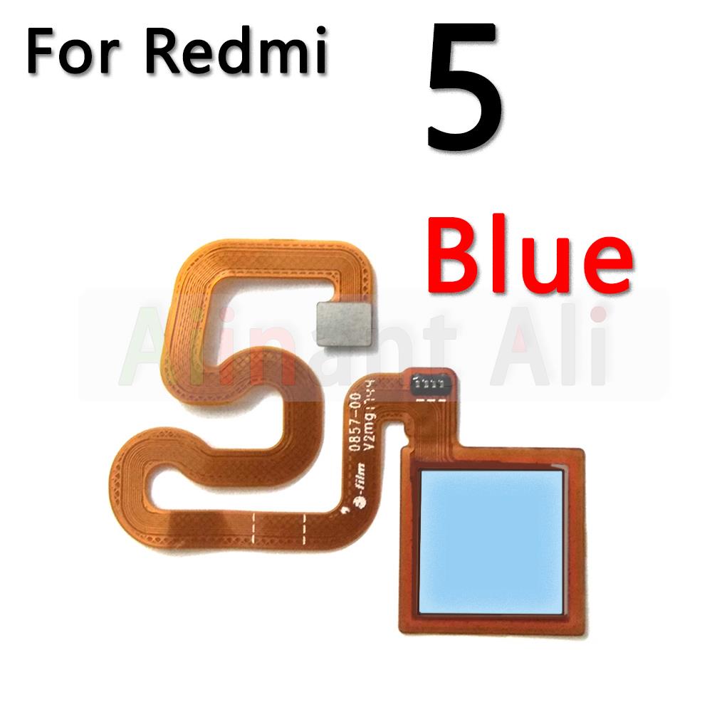 AiinAnt Home Button Back Touch ID Finger Scanner Fingerprint Sensor Flex Cable For Xiaomi Redmi Note 5 5A Pro Prime Plus Parts. 