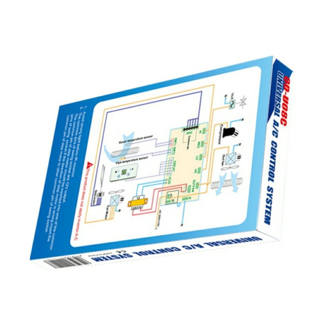 QD-U08C Universal Digital Air conditioner Control System Digital Temperature Display Accurate and Stable Temperature Control. 