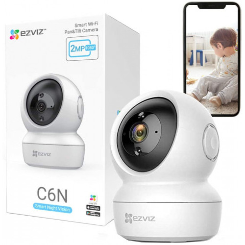 EZVIZ CS-H6C 360° Pan & Tilt Smart Home Security Camera. 