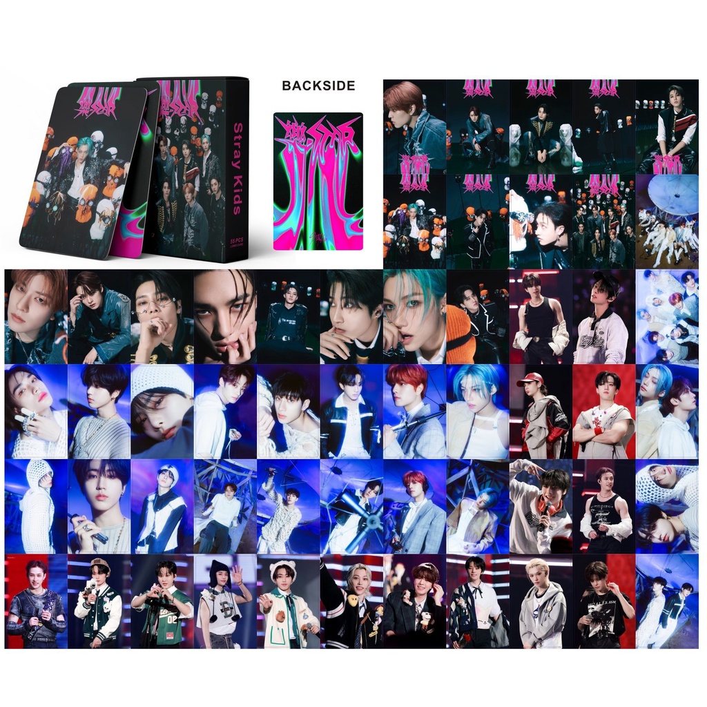 (New)Kpop Idol tray Kid Album ROCK-TAR Lomo Card KZ Photo Card for tay Gift