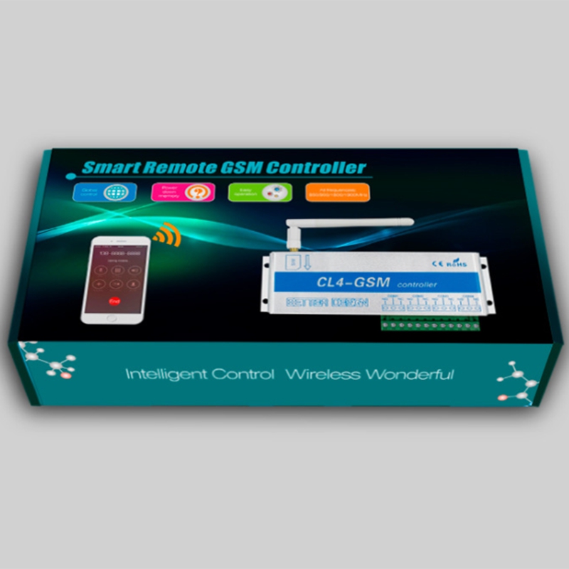 4 Channel Relay CL4-GSM SMS GSM APP Wireless Controller(US Plug). 