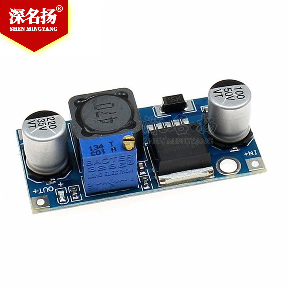 Lm2596 DC-DC Adjustable Step-Down Voltage Regulator Power Supply Modu Board 3A Buck Converter - Reliable and Durable. 