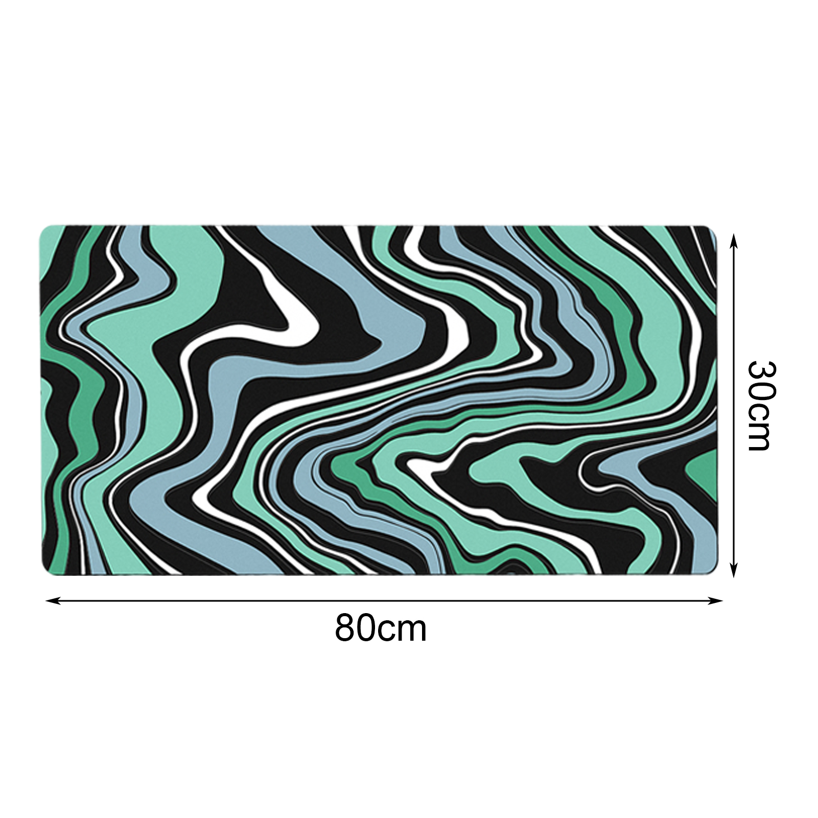 Abstract Print Mouse Pad Large Waterproof Gaming Mouse Pad 30x80cm Abstract Print Non-slip Rubber Foldable Laptop Mat Abstract Pattern Mouse Pad. 