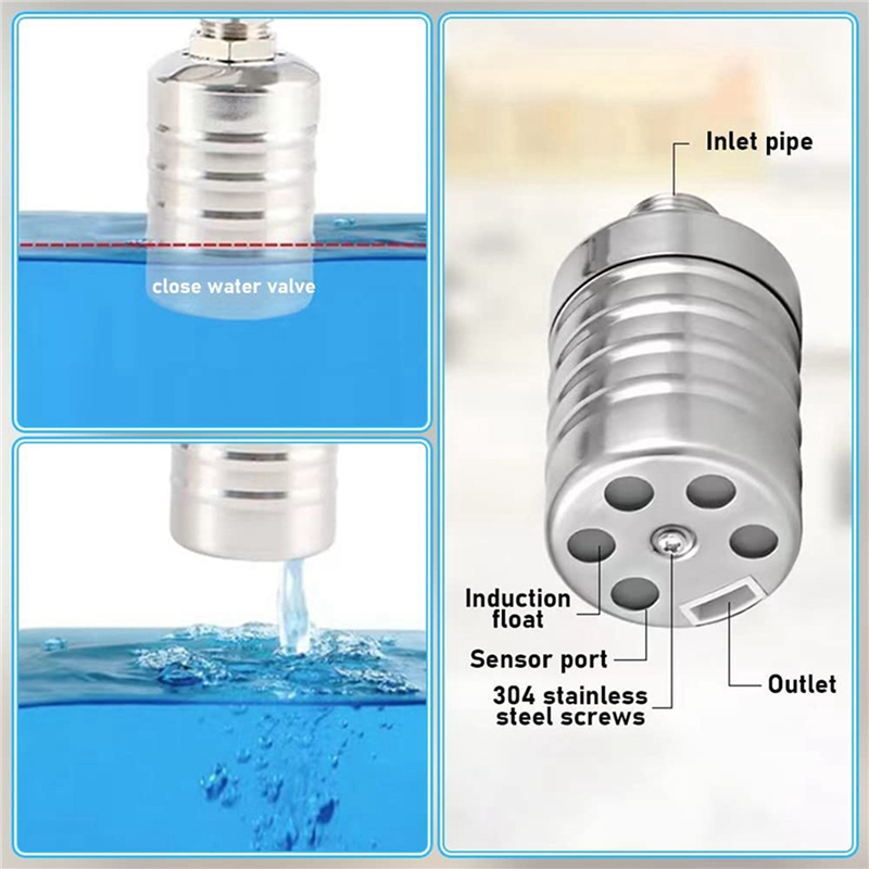 Automatic Water Level Control Float Valve Auto Shut Off Ball 1/2Inch. 