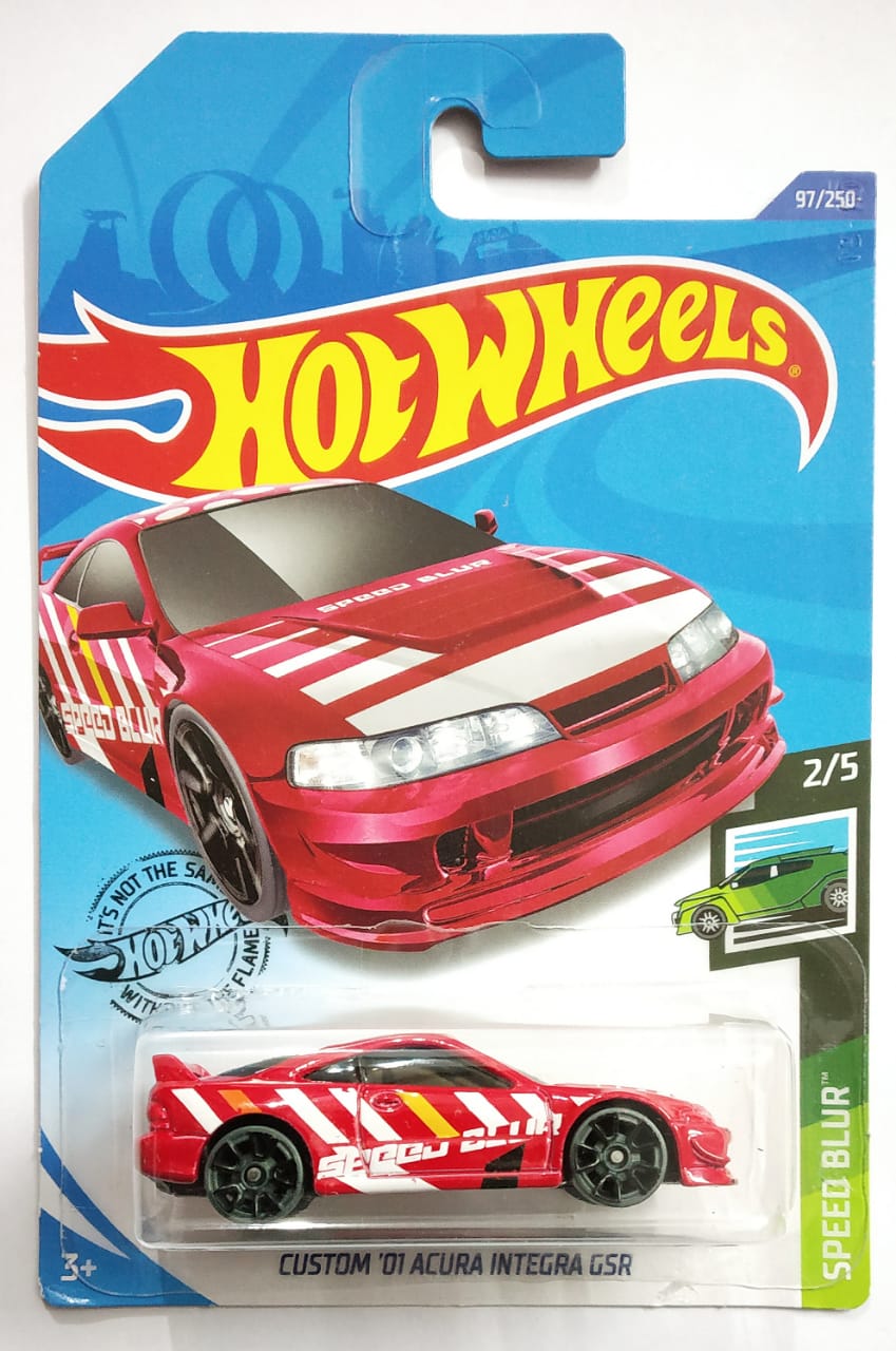 Hot Wheels Custom '01 Acura Integra GSR Red; Scale - 1:64