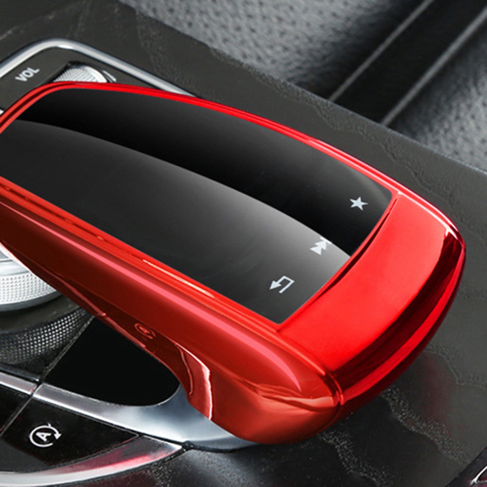 Multimedia Mouse Button TPU Protector Cover for C E G V GLC GLS Class W205 W213 X253 W463 Red