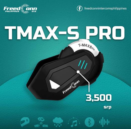 FreedConn TMAX-S PRO Motorcycle Helmet Intercom Bluetooth Headset.