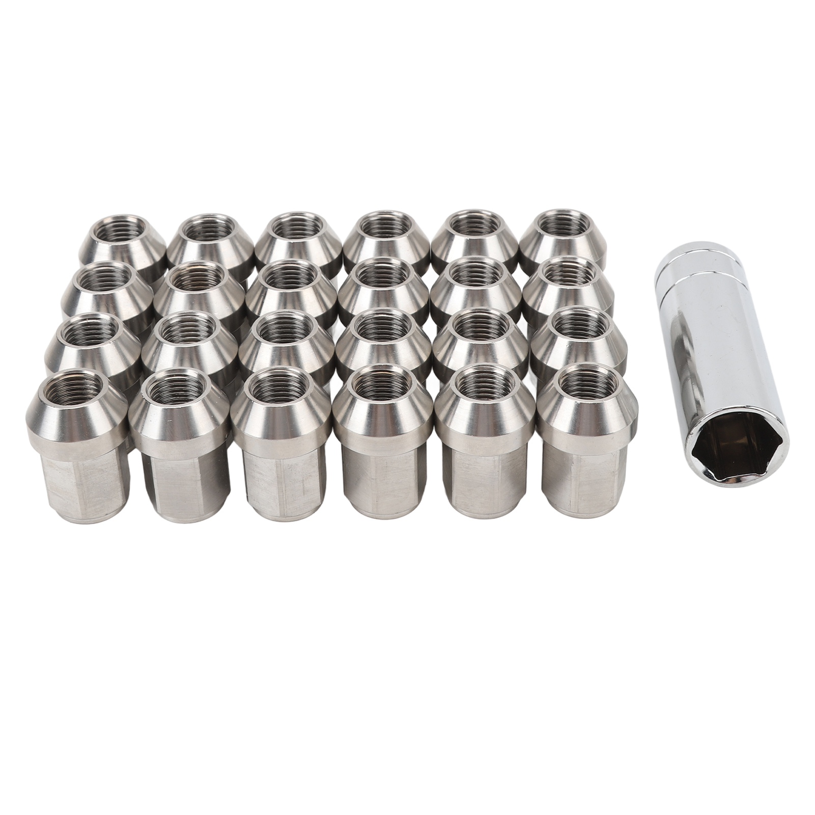 Wheel lug nuts set lug nut caps 24PCS Lug Nuts Covers Metal Strong Structure High Precision Wheel Center Cap Set for Vehicle. 