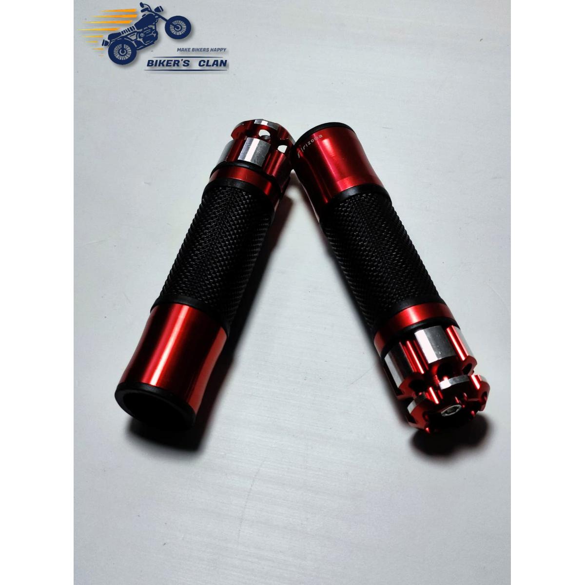 Motorcycle Handle Grip Universal High Quality- Red