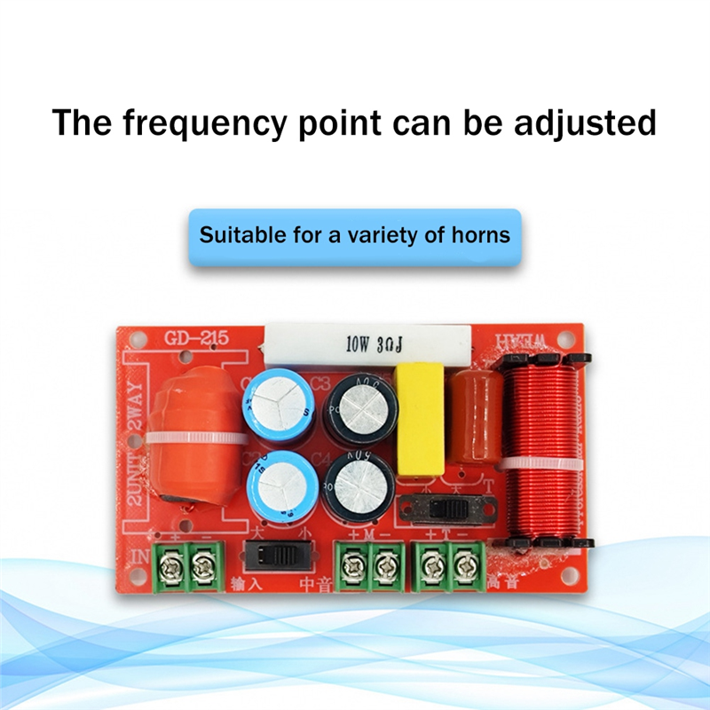 Car Frequency Dvider Treble Midrange Crossover Car A-Pillar Dedicated Speaker Modification Sound Quality Divider. 