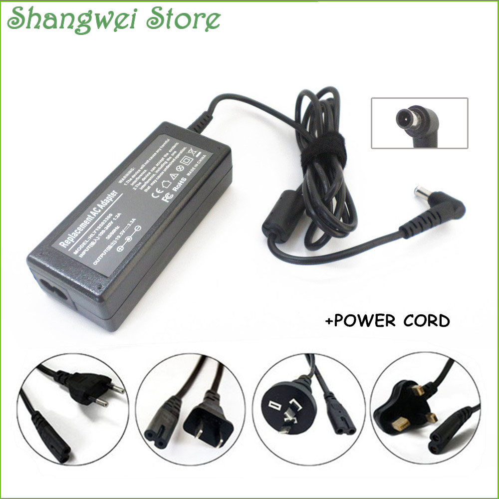 19.5V 3.3A Laptop Power Adapter Power Supply Charger Cord For Sony Vaio ADP-65UH T / A V85 R33030 Vgp-ac19v48. 