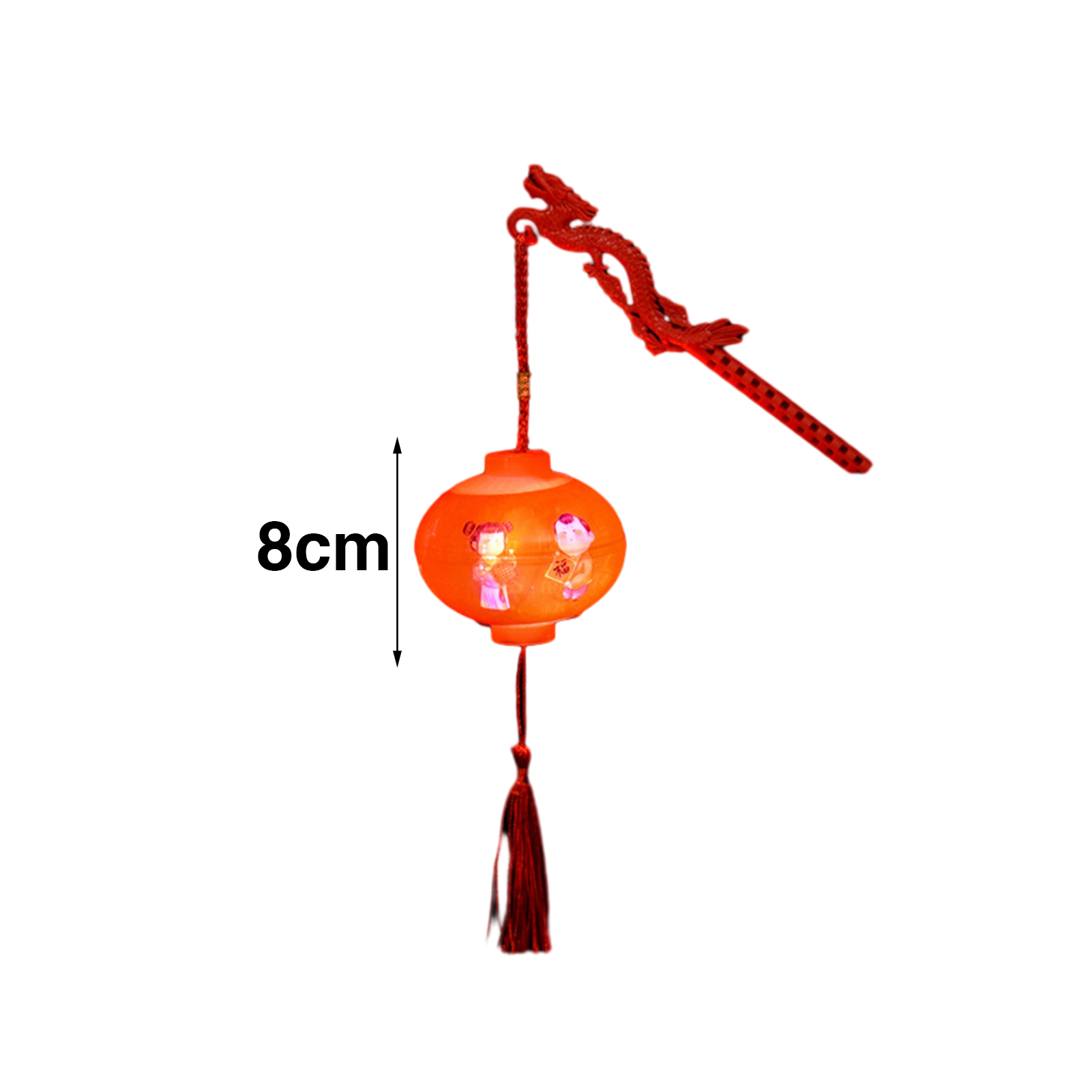 Chinese Lantern Dragon Lantern Toy for New Year Spring Festival Handheld Chinese Style Lantern with 3 Flash Modes Kids Decoration Spring Festival Lantern. 