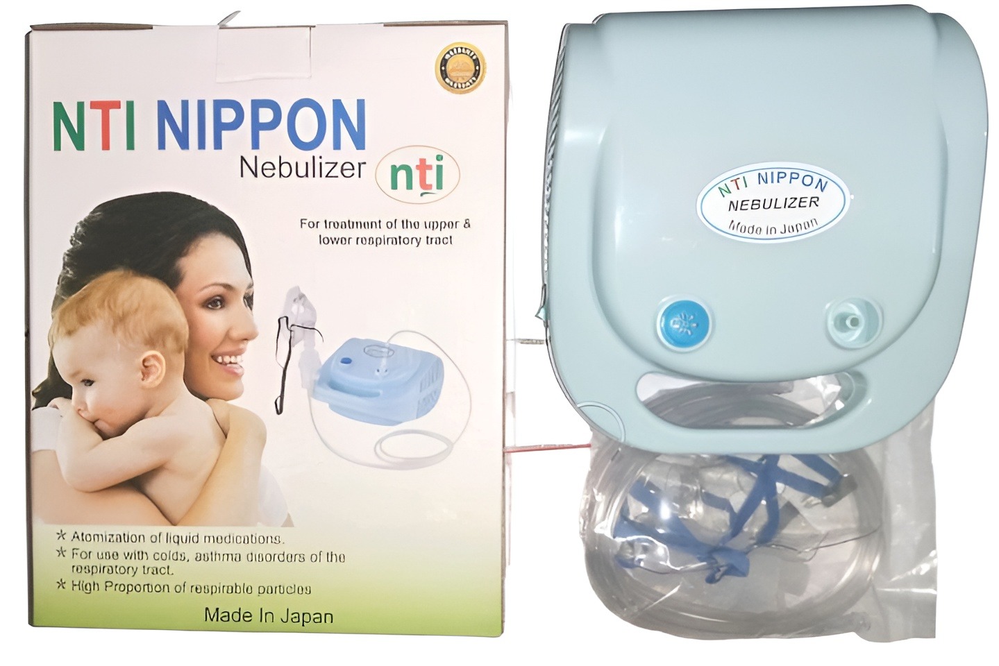 NTI NIPPON Nebulizer Useful For All Ages  [Made In Japan]. 