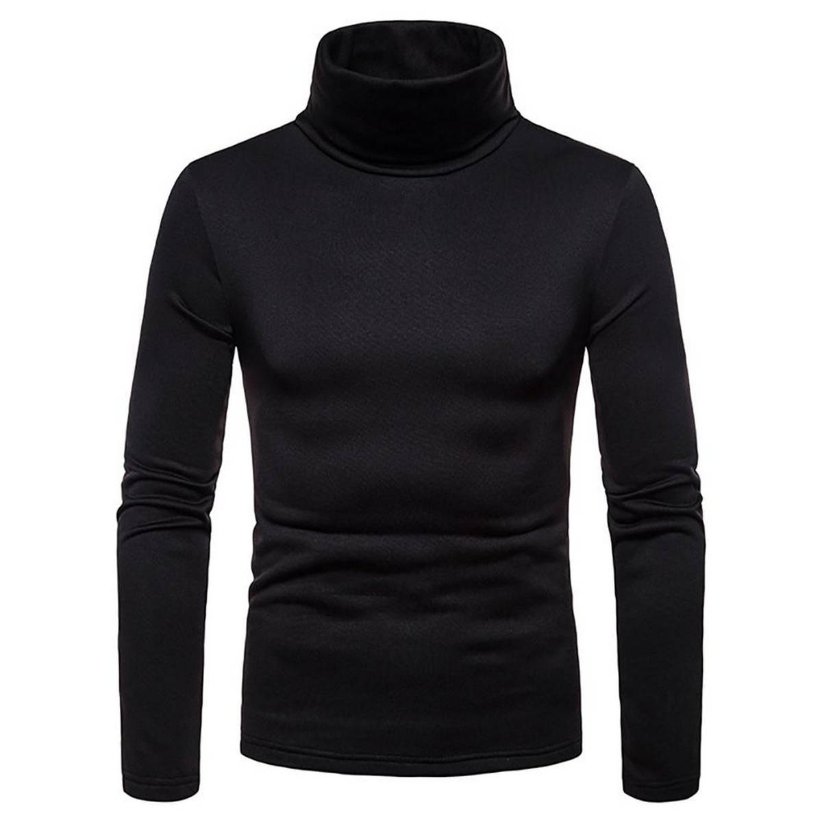 Men s High Neck sweater Black Daraz .bd