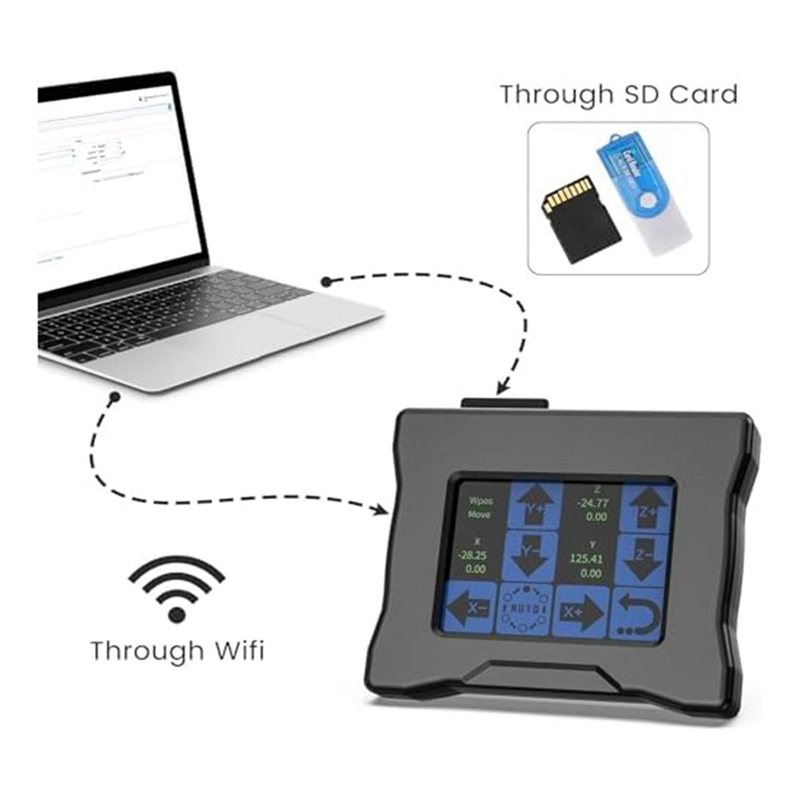 CNC Router Machine Control,Offline GRBL Control Module with TFT Touch Screen,for CNC 3018/3020/3040Pro/4540,for Cutting Metal 3018 CNC 1Set. 