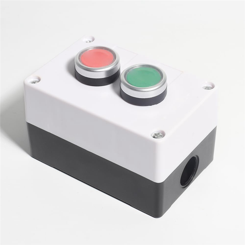 Rain Proof Up-Down Switch Control Station, Momentary Push Button Station Red Green Sign Pushbutton Switches. 