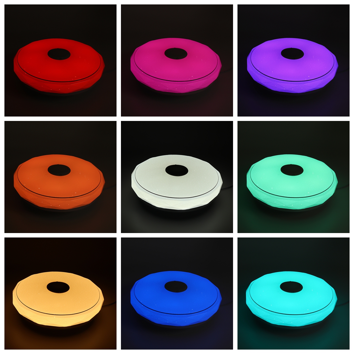 Light up life 36W/72W 40CM Modern LED Music Ceiling Light RGB bluetooth Speaker Down Lamp. 